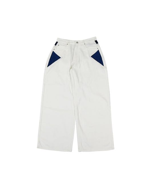 Wide Stack Raw Denim (Daybreak)